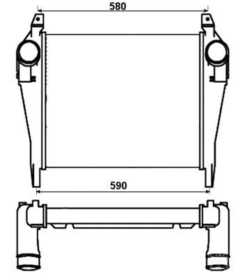 Радіатори NF 30264 для IVECO EuroCargo I-III 65 E 15 K tector